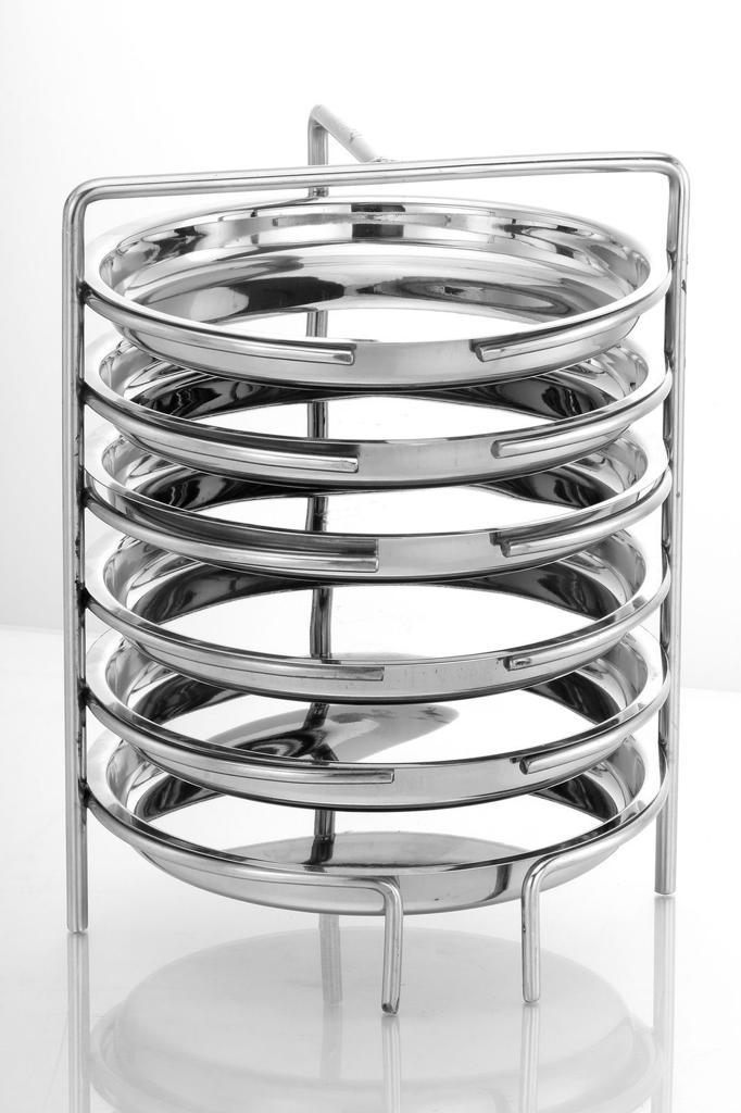 Dhokla Stand / Thattu Idly Stand – Stainless Steel Steamer Plate