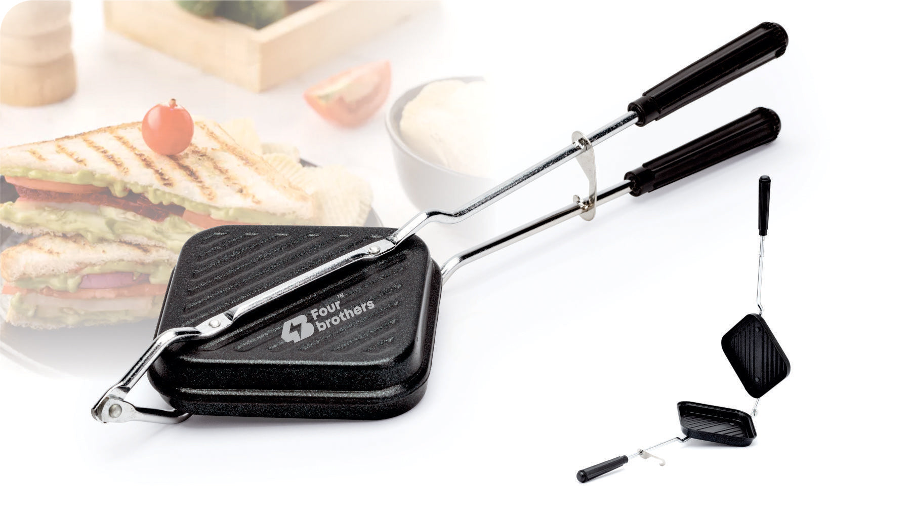 Cook Maker How to Use a Sandwich Maker on the Stove – Four Brothers