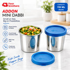 Stainless Steel Addon Mini Dabbi Airtight Leak Proof | Four Brothers