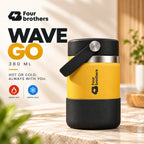 Wave Go Hot and Cold 304 Stainless Steel Wide Mouth Flask 380ml Four Brothers