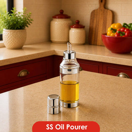 Easy Oil Pourer Bottle – Elegant, Spill-Free for Smart Cooking