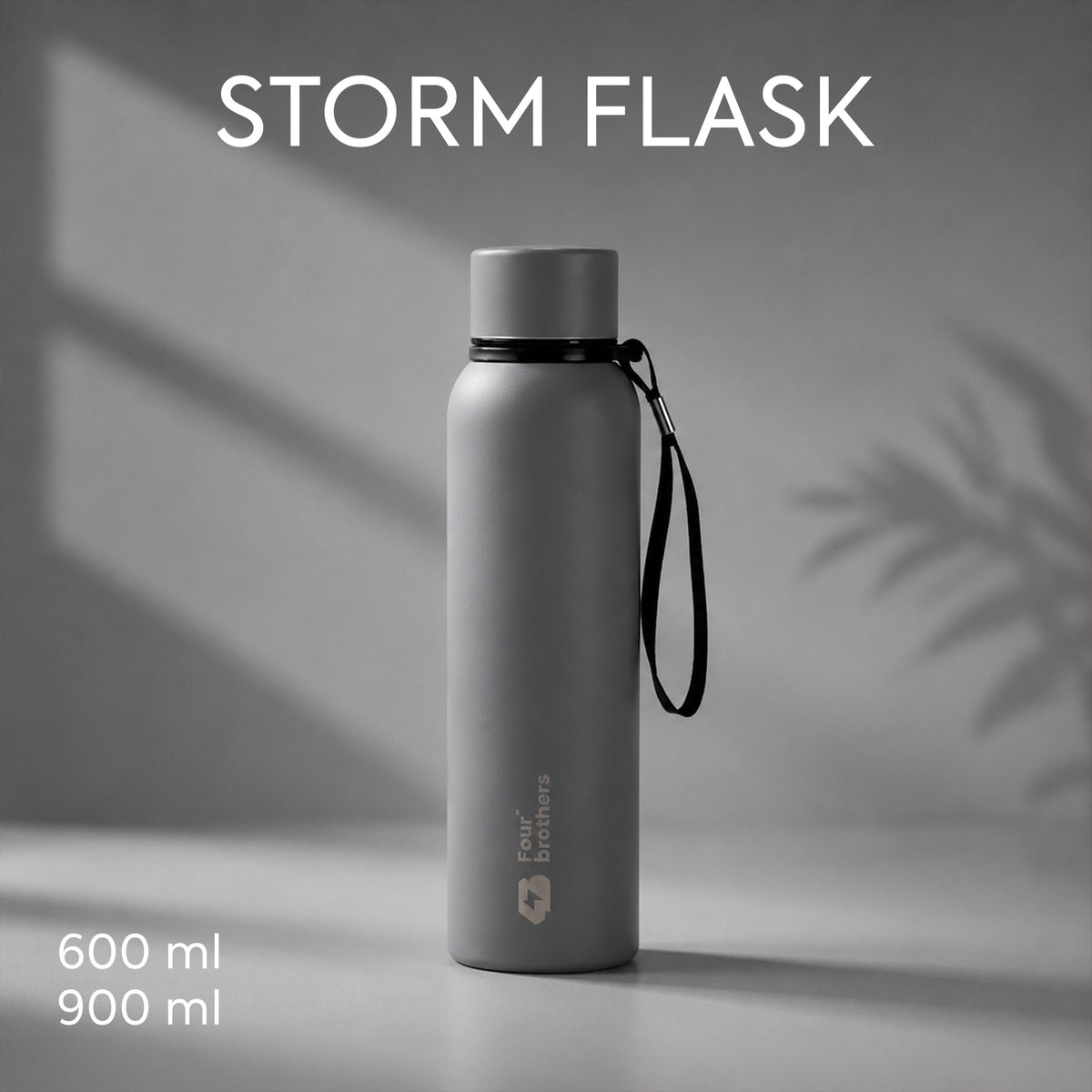 Storm 304 Stainless Steel Flask, 18Hr Hot 24Hr Cold | Four Brothers