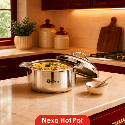 Nexa Hot Pot Stainless Steel Casserole