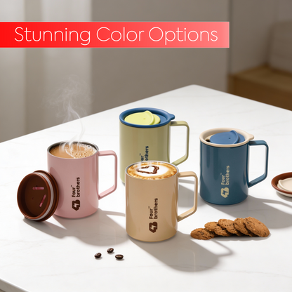 Novo Coffee Mug – Double Wall | 304 Stainless Steel (270ml)