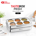 Prism Stainless Steel Spice & Dry Fruit Box, 6 in 1 | Four Brothers