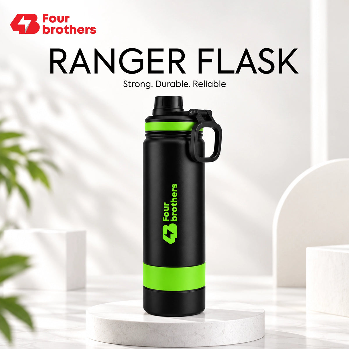 Ranger Flask Insulated Stainless Steel Water Bottle Hot and Cold | Four Brothers