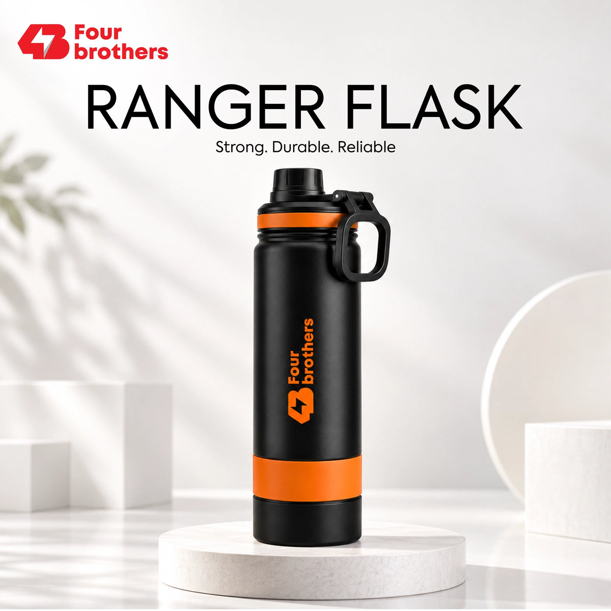 Ranger Flask Insulated Stainless Steel Water Bottle Hot and Cold | Four Brothers