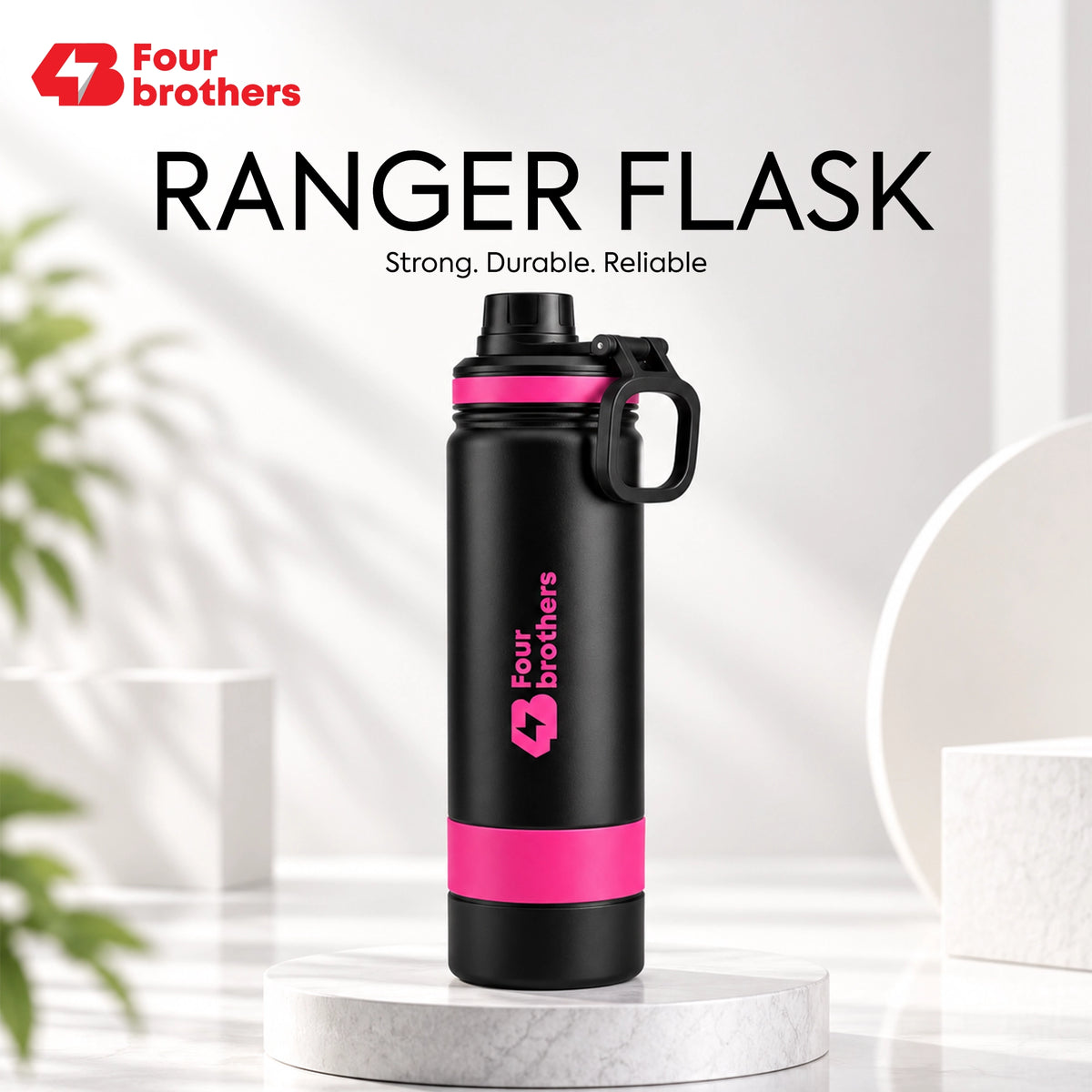 Ranger Flask Insulated Stainless Steel Water Bottle Hot and Cold | Four Brothers