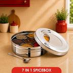 7 in 1 Spice Box -Stainless Steel