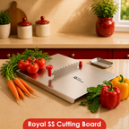 Royal Cutting/Chopping Board with Dual Blade – Premium Stainless Steel