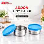 Tiny Dabbi Addon Stainless Steel Leak Proof Container | Four Brothers