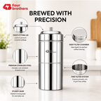 Stainless Steel Coffee Filter, South Indian Style | Four Brothers