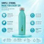 Four Brothers Stainless Steel Water Bottle ( Elite )– Single Wall, Leakproof, Lightweight
