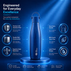 Four Brothers Insulated Water Bottle ( Rolex ) – 18Hr Hot & 24Hr Cold Stainless Steel Flask (Leakproof)