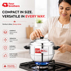 Optima Stainless Steel Idly Maker, Induction & Gas | Four Brothers