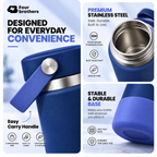Wave Go Hot and Cold 304 Stainless Steel Wide Mouth Flask 380ml Four Brothers