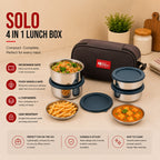 Solo Double Wall Lunch Box – 4 in 1 Insulated Tiffin | Four Brothers