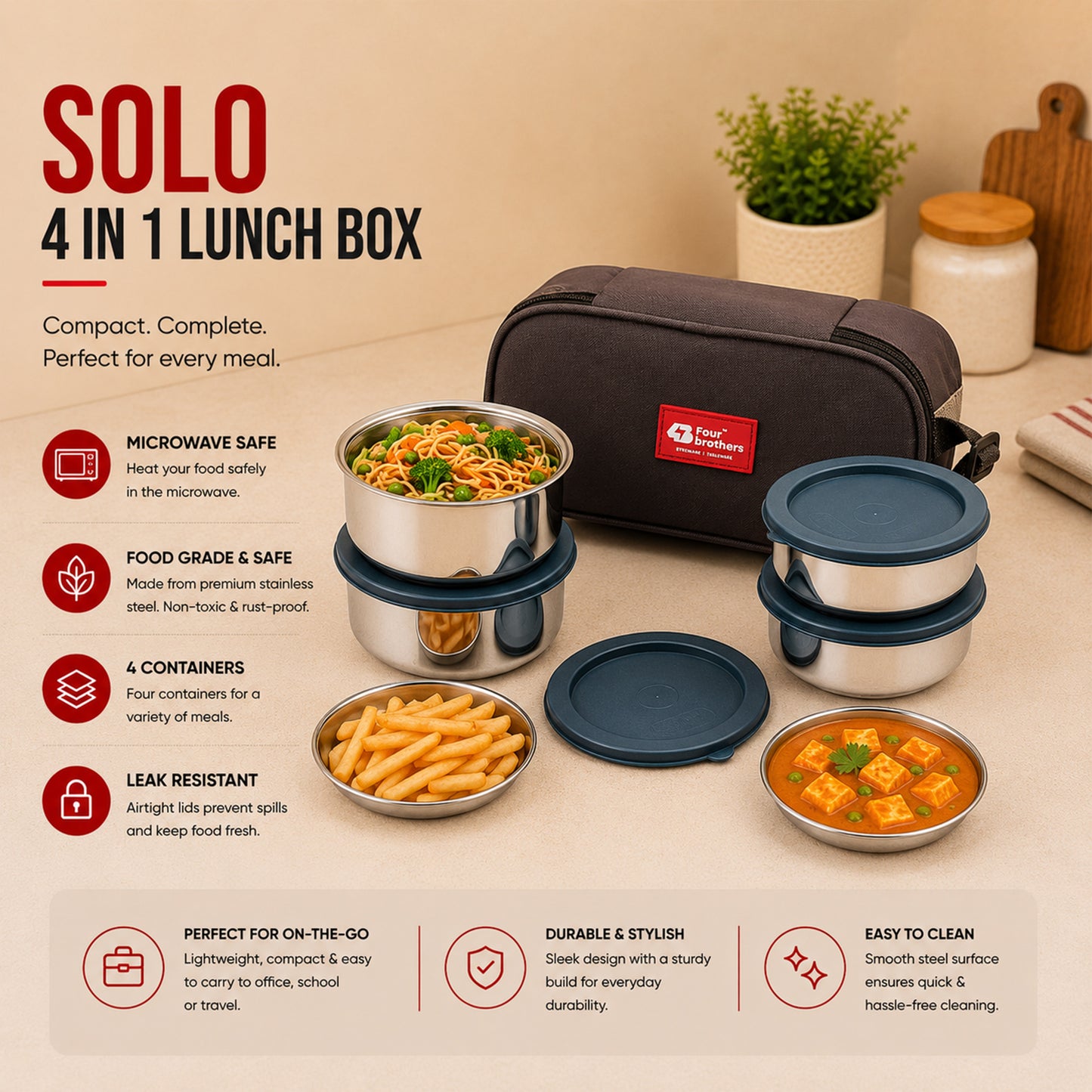 Solo  Lunch Pack – Double Wall (4 in 1)