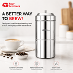 Stainless Steel Coffee Filter, South Indian Style | Four Brothers