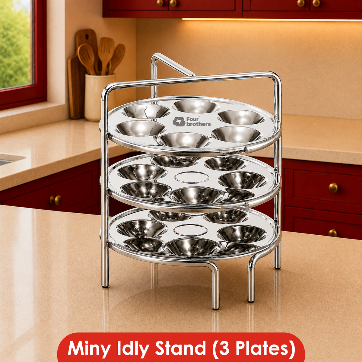 Mini Idly Stand – Stainless Steel Steamer Plate