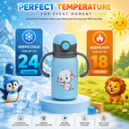 Steel Sipper Bottle for Kids Insulated 300ml | Four Brothers