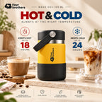 Wave Go Hot and Cold 304 Stainless Steel Wide Mouth Flask 380ml Four Brothers