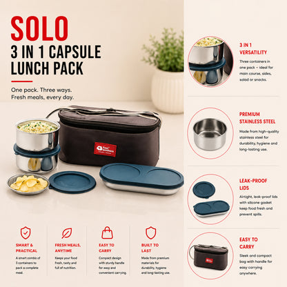 Solo Lunch Pack – Double Wall (3 in 1)