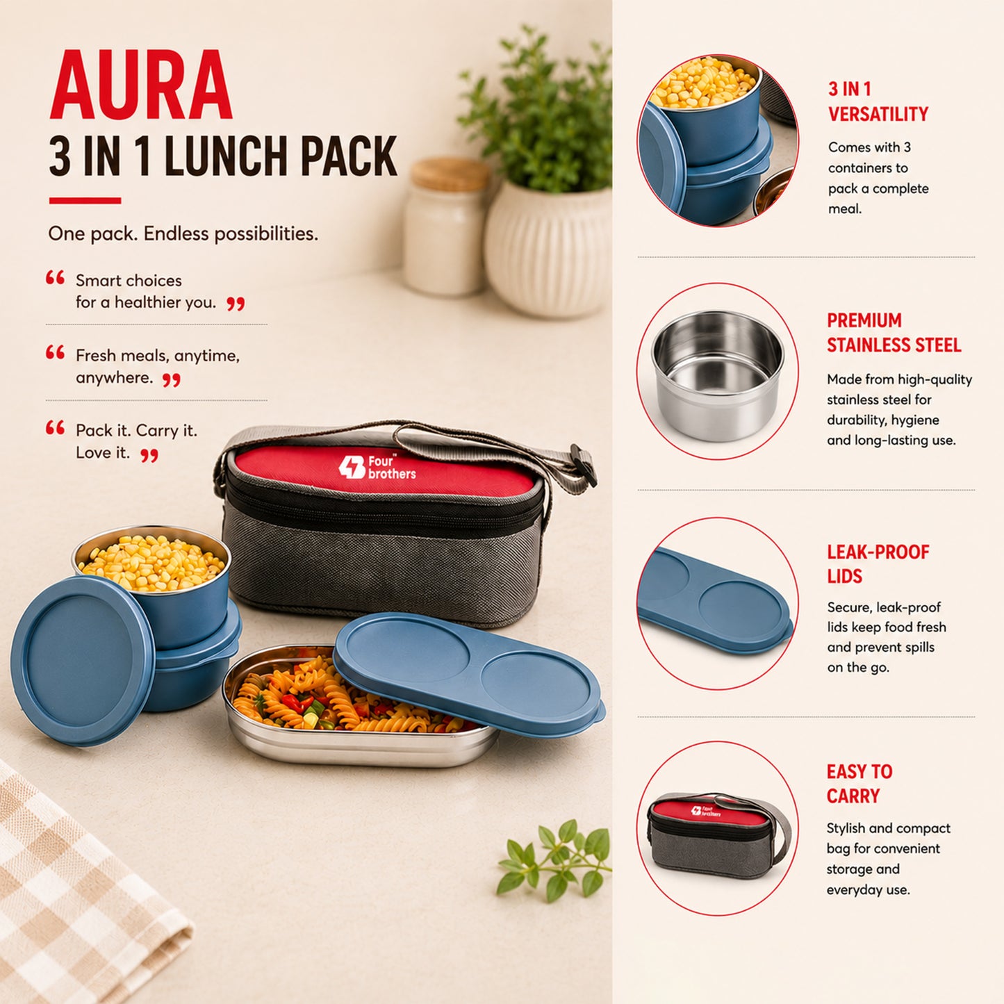 Aura Lunch Pack–Micro (3 in 1)