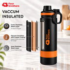 Ranger Flask Insulated Stainless Steel Water Bottle Hot and Cold | Four Brothers