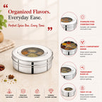 7 in 1 Spice Box -Stainless Steel