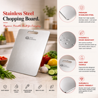 Royal Steel Chopping Board – Heavy Duty, 100% Food Grade Stainless Steel