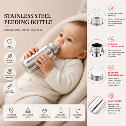 Feeding Bottle for Baby Premium 304 Stainless Steel