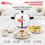 Optima Stainless Steel Idly Maker, Induction & Gas | Four Brothers