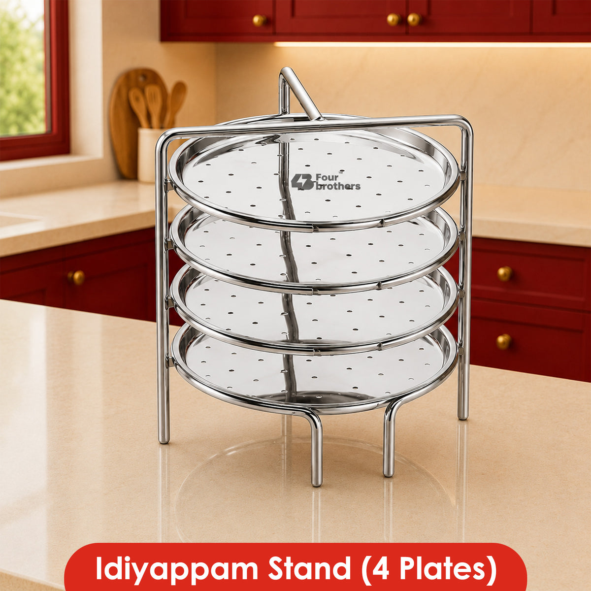 Idiyappam Stand – Stainless Steel Steamer Plate