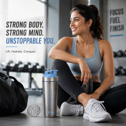 Four Brothers Stainless Steel Trill & Shaker Bottle