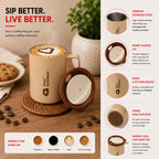 Novo Coffee Mug – Double Wall | 304 Stainless Steel (270ml)