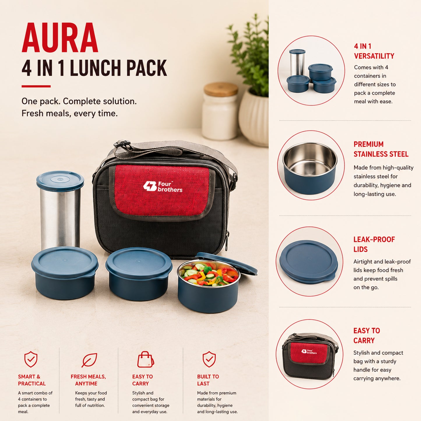 Aura Lunch Pack–Micro (4 in 1)