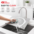 Stainless Steel Multipurpose Worktop Board | Cutting, Rolling & Kneading Platform
