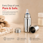 304 Stainless Steel Baby Feeding Bottle and Porrin Combo | Four Brothers