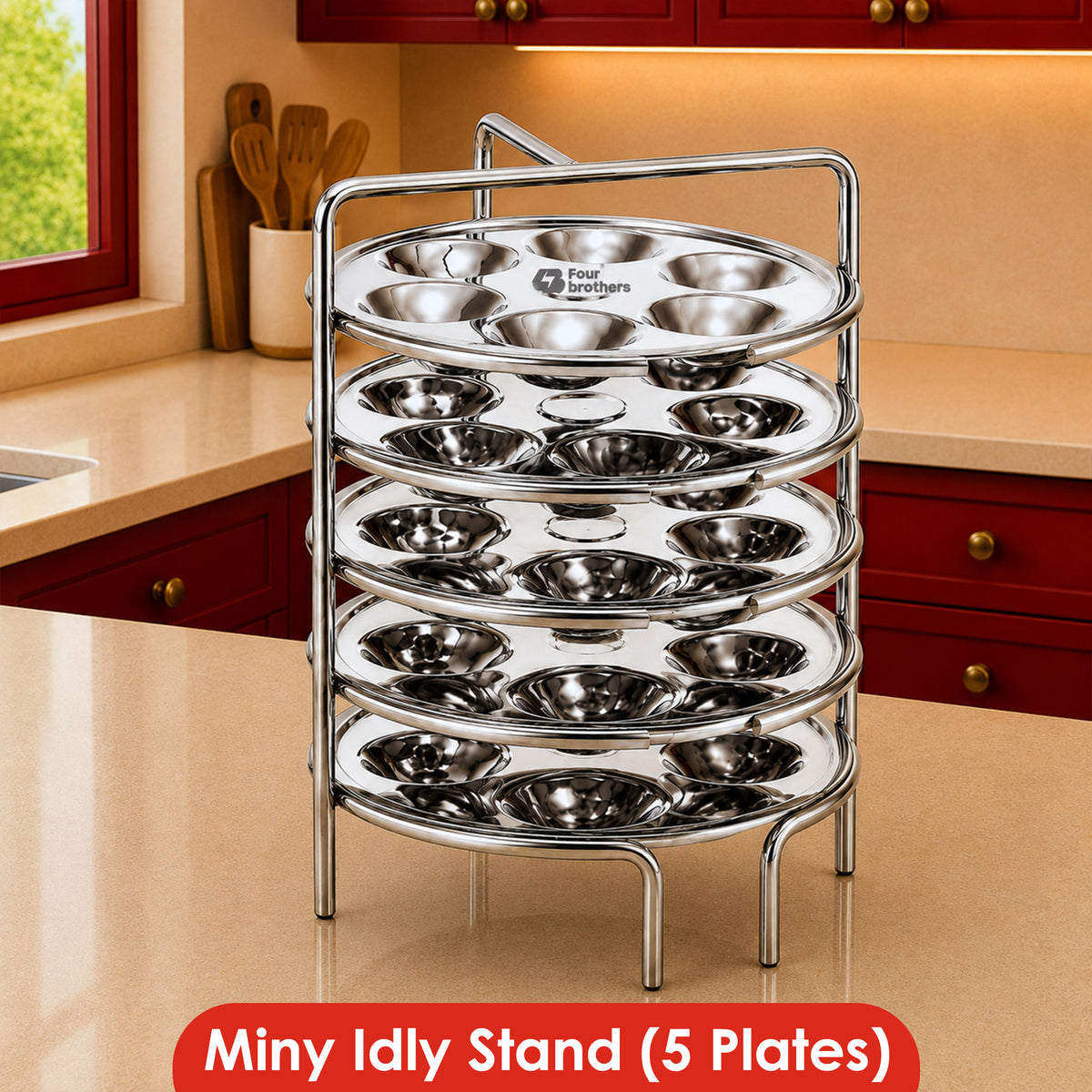 Mini Idly Stand – Stainless Steel Steamer Plate