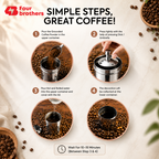 Stainless Steel Coffee Filter, South Indian Style | Four Brothers