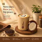 Novo Coffee Mug – Double Wall | 304 Stainless Steel (270ml)