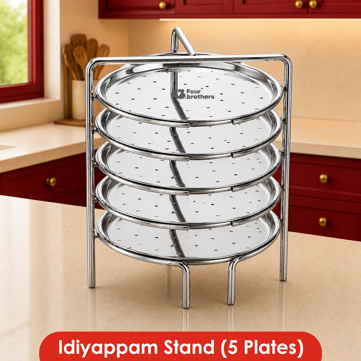 Idiyappam Stand – Stainless Steel Steamer Plate