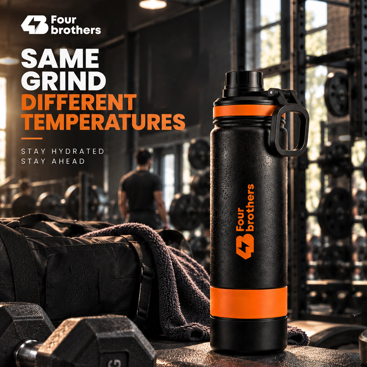 Ranger Flask Insulated Stainless Steel Water Bottle Hot and Cold | Four Brothers