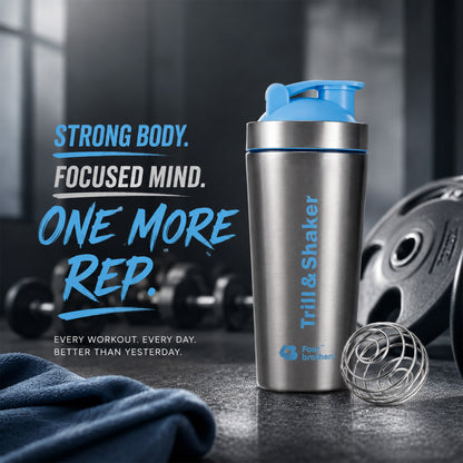 Four Brothers Stainless Steel Trill & Shaker Bottle