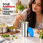 Stainless Steel Addon Tumbler with Airtight Leak Proof Lid Four Brothers | Four Brothers