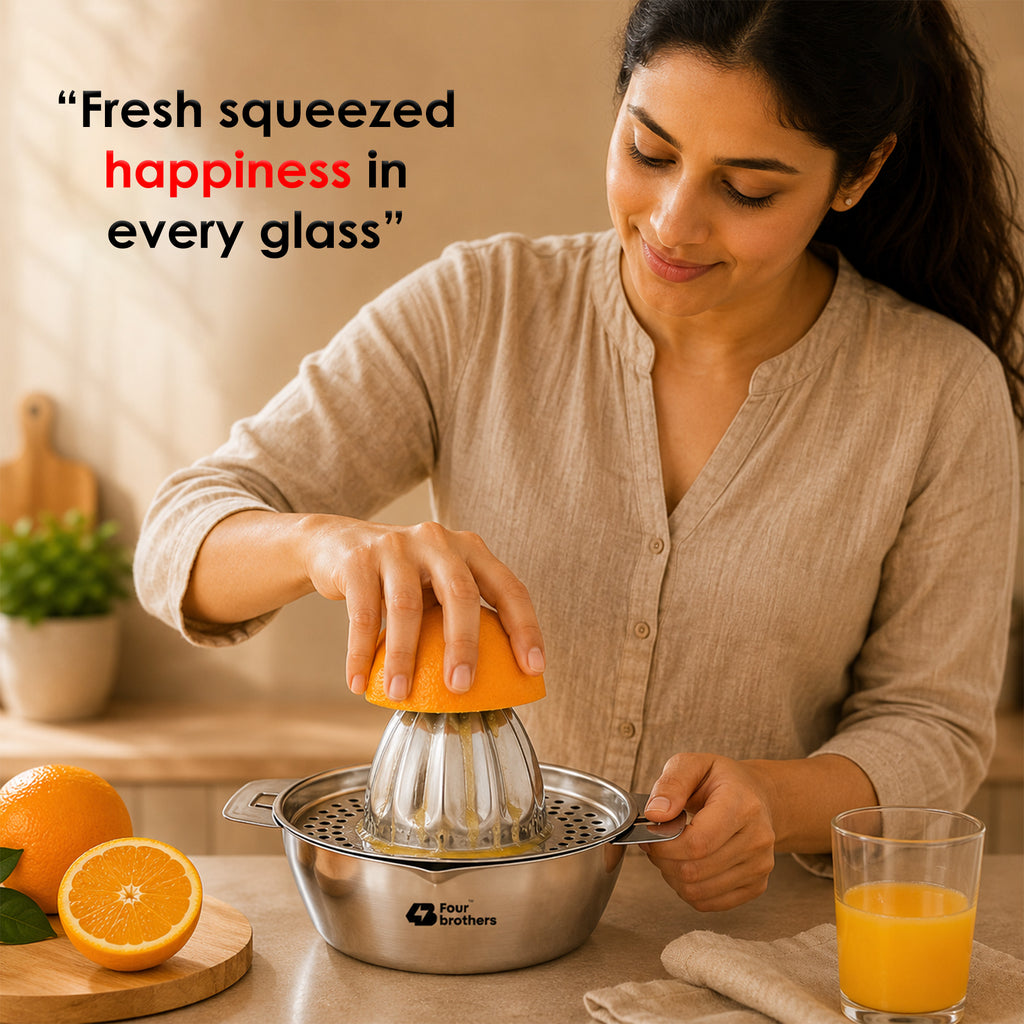 Four Brothers Stainless Steel Orange Juicer