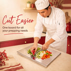Royal Cutting/Chopping Board with Dual Blade – Premium Stainless Steel