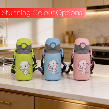 Kids Sipper Stainless Steel Water Bottle-Double Wall-300 ml