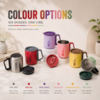 Bunny Coffee Mug with Lid – Double Wall | 304 Stainless Steel (250ml)